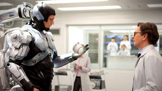 RoboCop Throws Out The First Pitch At A Detroit Tigers Game Tonight